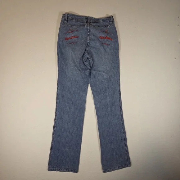 Vintage Apple Bottom Jeans Embroidered Picked Fresh Daily Bootcut Women's Size 4 - Picture 3 of 11
